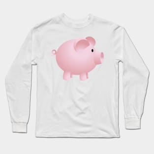 Cartoon Pig Long Sleeve T-Shirt